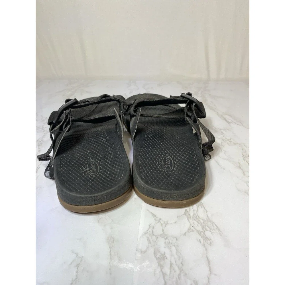 Chaco Lowdown Mens Size 7 Black Beach Walking Outdoor Strappy Slide Sandals